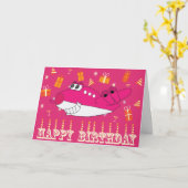 デイジー誕生日カード カード (黄色い花)