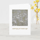 デイジー誕生日カード カード (黄色い花)