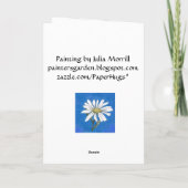 デイジー誕生日カード カード (裏面)