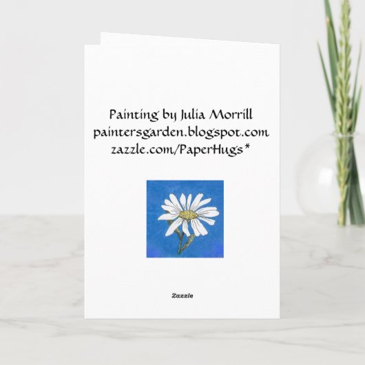 デイジー誕生日カード カード (裏面)