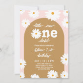 デイジー誕生日パーティーへの招待 招待状 (正面)