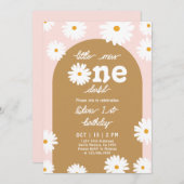 デイジー誕生日パーティーへの招待 招待状 (正面/裏面)