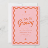 デイジー誕生日パーティーへの招待 招待状 (正面)