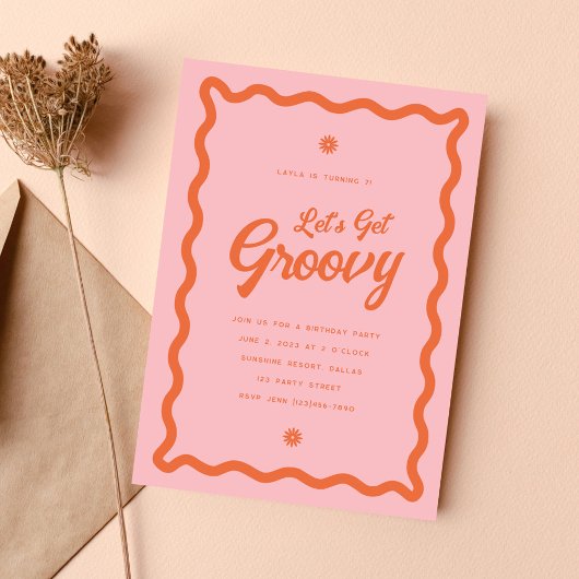 デイジー誕生日パーティーへの招待 招待状