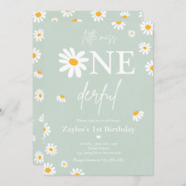 デイジー誕生日パーティーボヘミアンワンダーちゃん 招待状