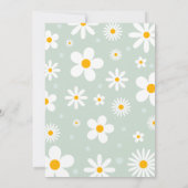 デイジー誕生日パーティーボホワイルドワン1歳 招待状 (裏面)