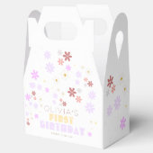 デイジー誕生日パーティー1st誕生日かわいい花 フェイバーボックス (オープン)