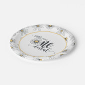 デイジー誕生日プレート恋しく思 – リトルワンダーフル – Wh ペーパープレート (アングル)