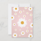 デイジー誕生日感謝カード サンキューカード (裏面)