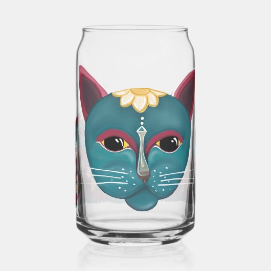 デイジー遊猫カード ガラス缶 (左)