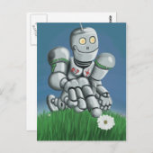 デイジー選択ロボット葉書 ポストカード (正面/裏面)
