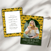 デイジー野草写真高校卒業 案内状