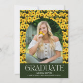 デイジー野草写真高校卒業 案内状 (正面)