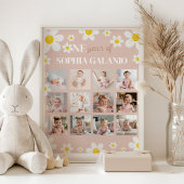 デイジー開花1年目フォトマイルストーンポスター ポスター