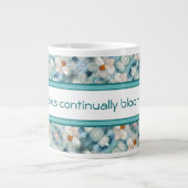 デイジー開花 ジャンボコーヒーマグカップ (正面)