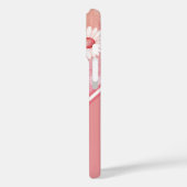 デイジー開花：ミニマル花柄 Case-Mate iPhoneケース (裏面 / 左)