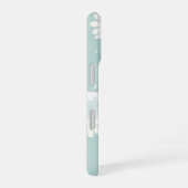 デイジー開花：ミニマル花柄 iPhone 16ケース (右側面)