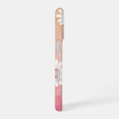 デイジー開花：ミニマル花柄 iPhone 16ケース (右側面)