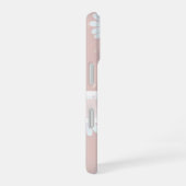 デイジー開花：ミニマル花柄 iPhone 16ケース (右側面)