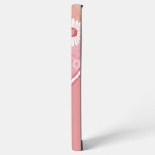 デイジー開花：ミニマル花柄 SAMSUNG GALAXYケース (左側面)