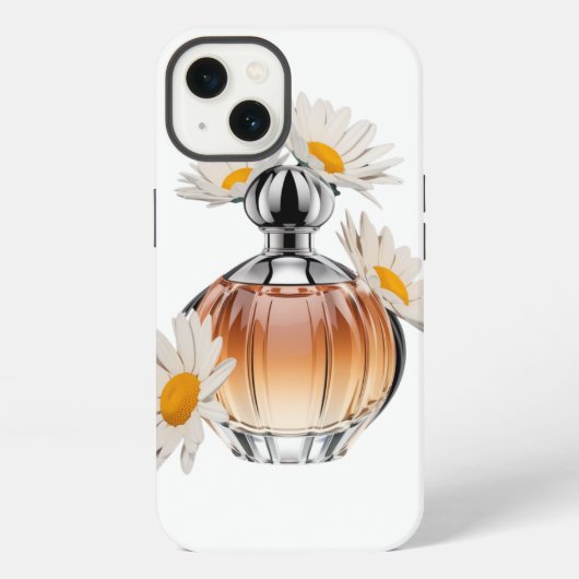デイジー香水ボトル iPhoneケース (裏面)