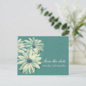 デイジー骨精肉結婚式は日付カードを保存 案内ポストカード (スタンド正面)