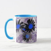 デイジー黒と青 マグカップ (左)