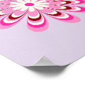 デイジー03ラベンダー ポスター (角)