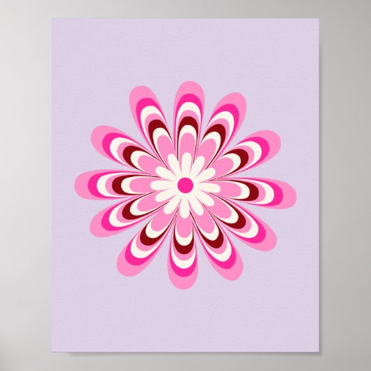デイジー03ラベンダー ポスター (正面)