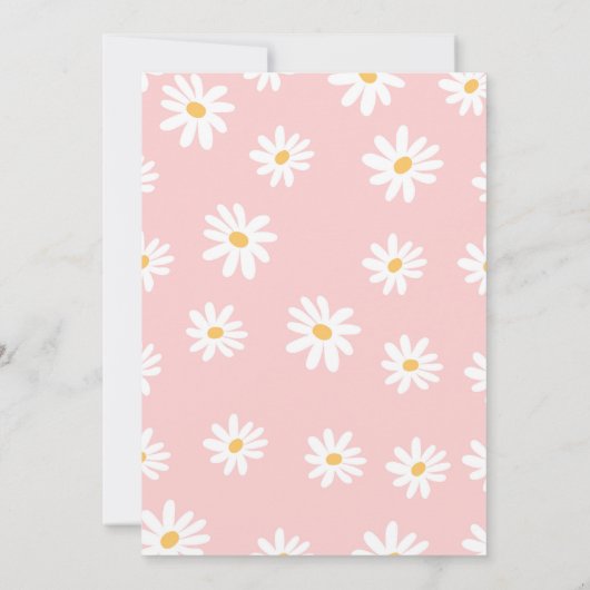 デイジー1歳 招待状 (裏面)