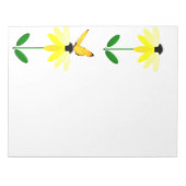 デイジー11インチx 8.5インチメモ帳 – 40ページ ノートパッド (正面)