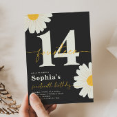 デイジー14番目の誕生日招待状 招待状