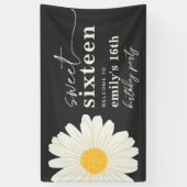 デイジー16th誕生日ウェルカムバナー 横断幕 (縦)
