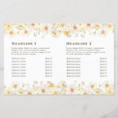 デイジー2折パンフレット (裏面)