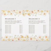 デイジー2折パンフレット (裏面)