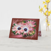 デイジー2453 whyrstbk -カスタマイズ任意の大事な行事 カード (黄色い花)