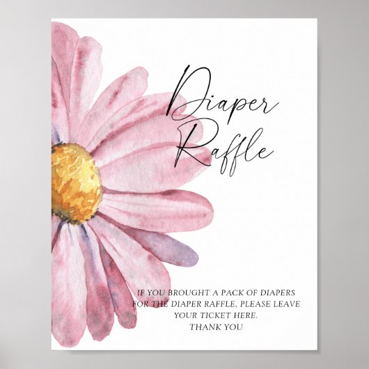 デイジー – おむつラッフルポスター ポスター (正面)