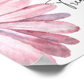 デイジー – お菓子とお菓子の赤ちゃんシャワーポスター ポスター (角)