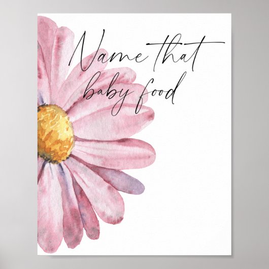 デイジー – そのベビー食品の名前 ポスター (正面)