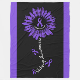 デイジー...てんかん フリースブランケット