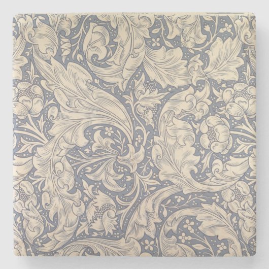 「デイジー」のデザイン(織物) ストーンコースター (正面)