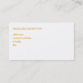 「デイジー」の名刺 名刺 (裏面)