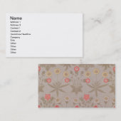 「デイジー」はウィリアムMによって、最初の壁紙設計しました 名刺 (正面/裏面)