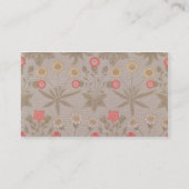 「デイジー」はウィリアムMによって、最初の壁紙設計しました 名刺 (裏面)