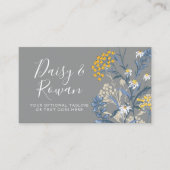 デイジー&イエローローローワンベリーフローラソーシャルメディア 名刺 (正面)