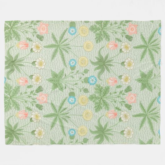 デイジー、ウィリアム・モリス フリースブランケット (正面(横))