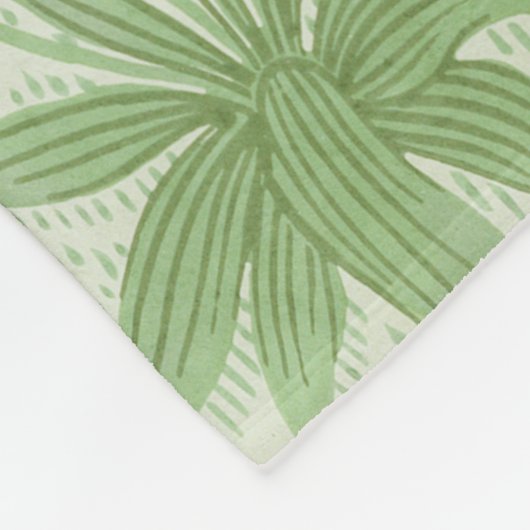 デイジー、ウィリアム・モリス フリースブランケット (角)