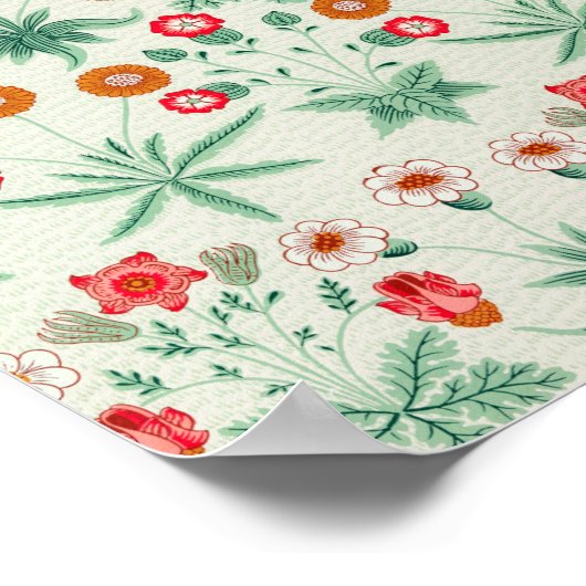 デイジー、ウィリアム・モリス ポスター (角)