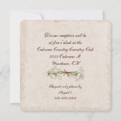 デイジー ウェディング エレガンス 招待状 (裏面)