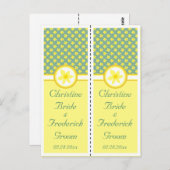 デイジー・ウェディング　記念２ｘブックマーク・ポストカード ポストカード (正面/裏面)